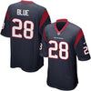 Image of Alfred Blue Houston Texans Youth Team Color Game Jersey - Navy 2019