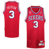 Image of Allen Iverson Philadelphia 76ers Hardwood Classics Swingman Jersey - Red 2019