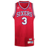 Image of Allen Iverson Philadelphia 76ers Hardwood Classics Swingman Jersey - Red 2019