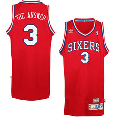 Allen Iverson Philadelphia 76ers Soul Swingman Nickname Jersey - Red 2019