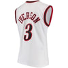 Image of Allen Iverson Philadelphia 76ers Mitchell &amp; Ness 2000-01 Hardwood Classics Swingman Jersey - White 2019