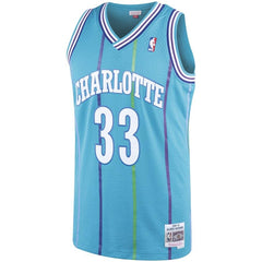 Alonzo Mourning Charlotte Hornets Mitchell & Ness 1992-93 Hardwood Classics Swingman Jersey – Teal 2019