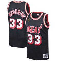 Alonzo Mourning Miami Heat Mitchell &amp; Ness 1996-97 Hardwood Classics Swingman Jersey - Black 2019