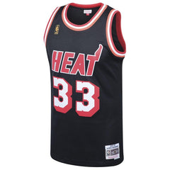 Alonzo Mourning Miami Heat Mitchell & Ness 1996-97 Hardwood Classics Swingman Jersey - Black 2019