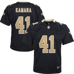 Alvin Kamara New Orleans Saints Youth Game Jersey - Black 2019