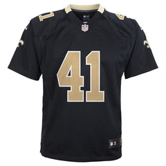 Alvin Kamara New Orleans Saints Youth Game Jersey - Black 2019