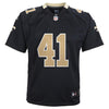 Image of Alvin Kamara New Orleans Saints Youth Game Jersey - Black 2019