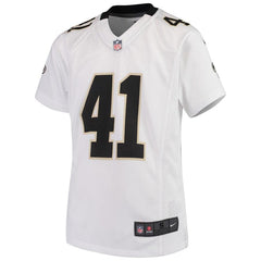 Alvin Kamara New Orleans Saints Youth Game Jersey – White 2019