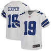 Image of Amari Cooper Dallas Cowboys Youth Game Jersey – White 2019