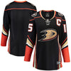 Image of Anaheim Ducks Women's Breakaway Home Jersey - Black 2019