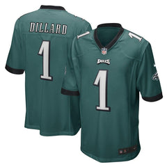 Andre Dillard Philadelphia Eagles 2019 NFL Draft First Round Pick Game Jersey – Midnight Green 2019