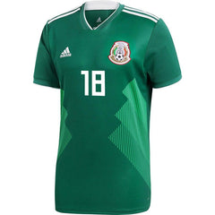 Andres Guardado Mexico National Team Youth Home Replica Jersey - Green 2019