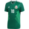 Image of Andres Guardado Mexico National Team Youth Home Replica Jersey - Green 2019