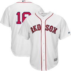 Andrew Benintendi Boston Red Sox Majestic Home Official Cool Base Replica Player Jersey - White 2019