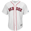 Image of Andrew Benintendi Boston Red Sox Majestic Home Official Cool Base Replica Player Jersey - White 2019