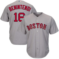 Andrew Benintendi Boston Red Sox Majestic Road Official Cool Base Replica Player Jersey - Gray 2019