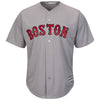 Image of Andrew Benintendi Boston Red Sox Majestic Road Official Cool Base Replica Player Jersey - Gray 2019