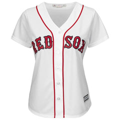 Andrew Benintendi Boston Red Sox Majestic Women's Cool Base Player Jersey - White 2019