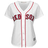 Image of Andrew Benintendi Boston Red Sox Majestic Women's Cool Base Player Jersey - White 2019