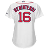 Image of Andrew Benintendi Boston Red Sox Majestic Women's Cool Base Player Jersey - White 2019