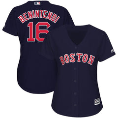 Andrew Benintendi Boston Red Sox Majestic Women's Team Cool Base Player Jersey – Navy 2019