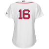 Image of Andrew Benintendi Boston Red Sox Majestic Women's Team Cool Base Player Jersey – White 2019