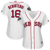 Image of Andrew Benintendi Boston Red Sox Majestic Women's World Series Cool Base Player Jersey – White 2019