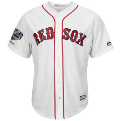 Andrew Benintendi Boston Red Sox Majestic World Series Champions Home Cool Base Player Jersey – White 2019