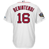 Image of Andrew Benintendi Boston Red Sox Majestic World Series Champions Home Cool Base Player Jersey – White 2019