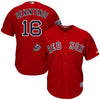 Image of Andrew Benintendi Boston Red Sox Majestic World Series Cool Base Player Jersey – Scarlet 2019