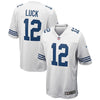 Image of Andrew Luck Indianapolis Colts Alternate Game Jersey - White 2019