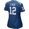 Image of Andrew Luck Indianapolis Colts Women's 35th Season Game Jersey – Royal 2019