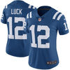Image of Andrew Luck Indianapolis Colts Women's Color Rush Limited Jersey - Royal 2019