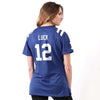 Image of Andrew Luck Indianapolis Colts Women's Game Jersey - Royal 2019