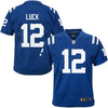 Image of Andrew Luck Indianapolis Colts Youth Color Rush Game Jersey - Royal 2019