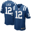 Image of Andrew Luck Indianapolis Colts Youth Team Color Game Jersey - Royal 2019