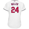 Image of Andrew Miller Cleveland Indians Majestic Women's Home Cool Base Jersey - White 2019