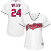 Image of Andrew Miller Cleveland Indians Majestic Women's Home Cool Base Jersey - White 2019