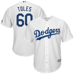 Andrew Toles Los Angeles Dodgers Majestic Home Cool Base Replica Player Jersey - White 2019