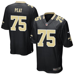 Andrus Peat New Orleans Saints Game Jersey - Black 2019