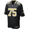 Image of Andrus Peat New Orleans Saints Game Jersey - Black 2019