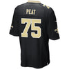 Image of Andrus Peat New Orleans Saints Game Jersey - Black 2019