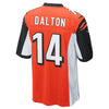 Image of Andy Dalton Cincinnati Bengals Alternate Game Jersey - Orange 2019