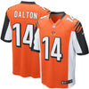 Image of Andy Dalton Cincinnati Bengals Youth Alternate Game Jersey - Orange 2019