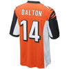 Image of Andy Dalton Cincinnati Bengals Youth Alternate Game Jersey - Orange 2019