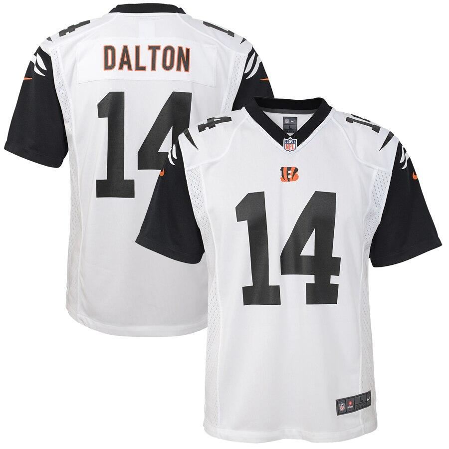 Andy Dalton Cincinnati Bengals Youth Color Rush Game Jersey - White 2019