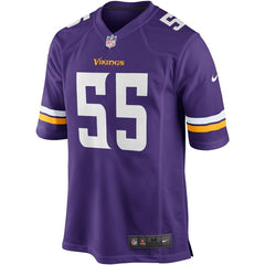 Anthony Barr Minnesota Vikings Game Jersey - Purple 2019