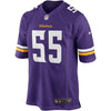 Image of Anthony Barr Minnesota Vikings Game Jersey - Purple 2019