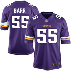 Anthony Barr Minnesota Vikings Youth Team Color Game Jersey - Purple 2019