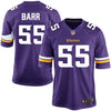 Image of Anthony Barr Minnesota Vikings Youth Team Color Game Jersey - Purple 2019